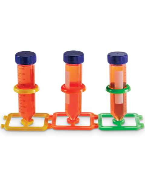 1-Well Polypropylene Interlocking Rack for 50mL Tubes - Assorted Colors