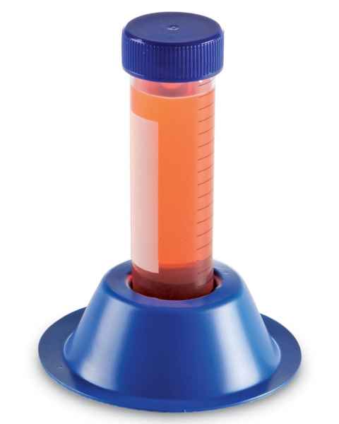 1-Well Polystyrene Friction-Fit Rack for 50mL Tubes - Blue