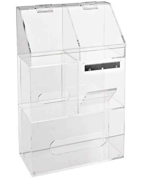 Laboratory Workstation Storage Bin For Disposables  - Acrylic