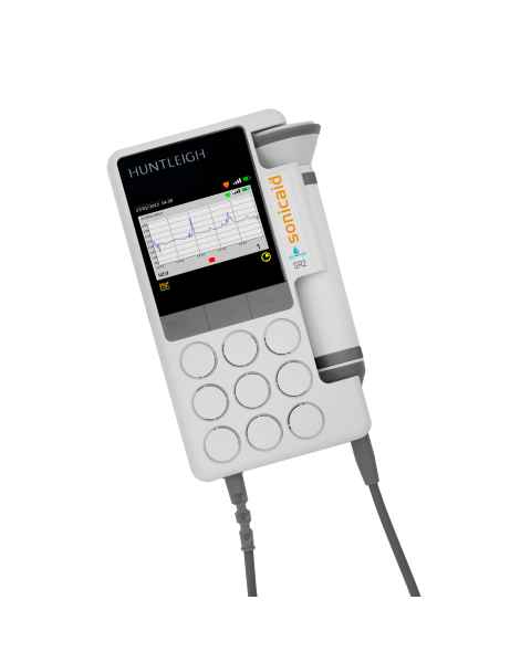 Huntleigh Healthcare Sonicaid&reg; SR2 Doppler, Digital Rate and Trace Display with 2 MHz, Obstetric Probe