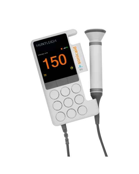 Huntleigh Healthcare Sonicaid&reg; SR3 Doppler, Digital Rate and Trace Display with 3 MHz, Obstetric Probe