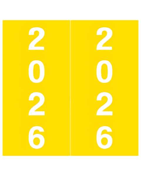Arden Label IFYM-26-L5 IFC CL7100 Compatible IFYM Series 2026 Year Labels - Size 1 7/8