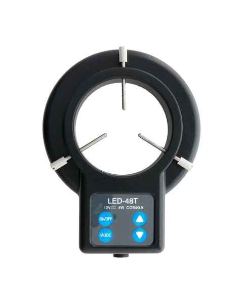 LW Scientific ILL-LEDV-R483 LED Ring Light, 48 Bulb - Front View