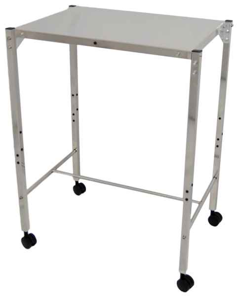 MRI Non-Magnetic Utility Table with Top Shelf