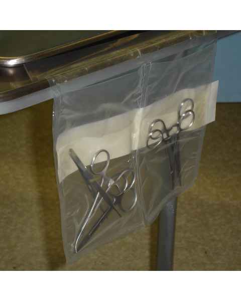 Sterile Instrument Pouches - Divided Pouch - Size 10" x 11"