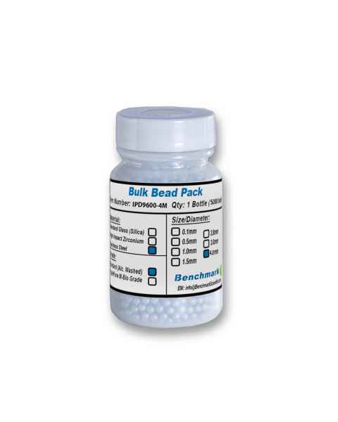 Benchmark IPD9600-4M Stainless Steel Bulk Beads - 4 mm Diameter