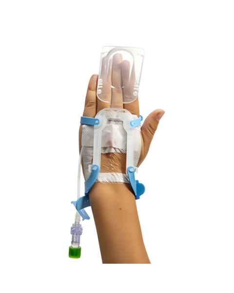 IV Glove IVGA0008 Duo - Adult and Pediatric on the back of the Hand, Opened Dome (IV Catheter, Extension Tubing, and other Accessories not included)