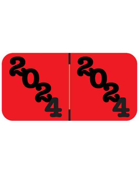 2024 Year Labels - Jeter Compatible - Size 3/4