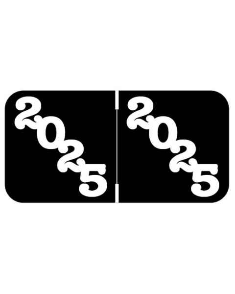 2025 Year Labels for Ringbook - Jeter Compatible JT3Y Series - Size 3/4