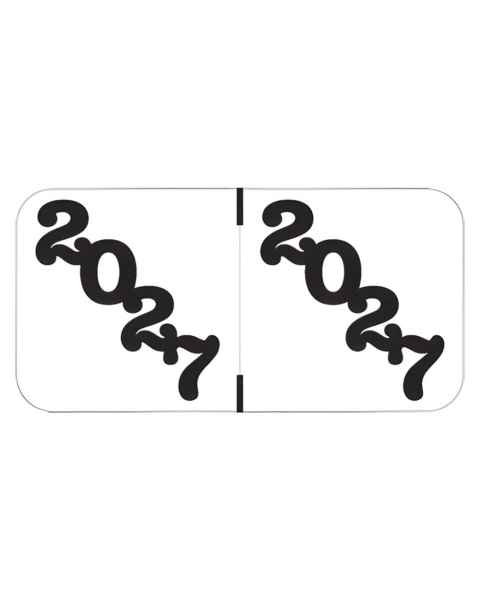 Arden Label JT3Y-27 Jeter Compatible JT3Y Series 2027 Year Labels - Size 3/4