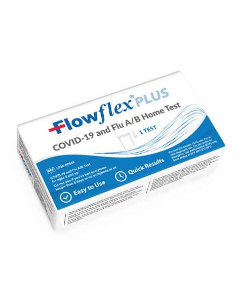 AERO Healthcare L03A-R0645 Flowflex&reg; Plus COVID-19 and Flu A/B Home Test