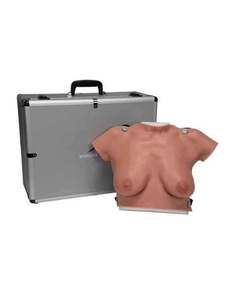 3B Scientific L50 SKINlike™ Wearable Breast Self-Examination Model with Carrying Case - Light Skin Tone