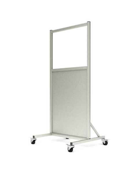 Phillips Safety LB-2430-MRI-ACR MRI Safe Mobile Lead Barrier Acrylic Window 24" H x 30" W
