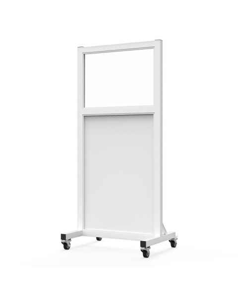 Phillips Safety LB-2430 Mobile Lead Barrier - Glass Window Size 24" H x 30" W