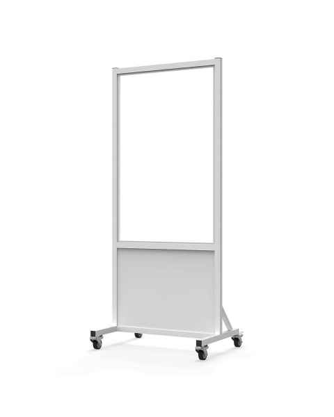 Phillips Safety LB-3048 Mobile Lead Barrier - Glass Window Size 48" H x 30" W