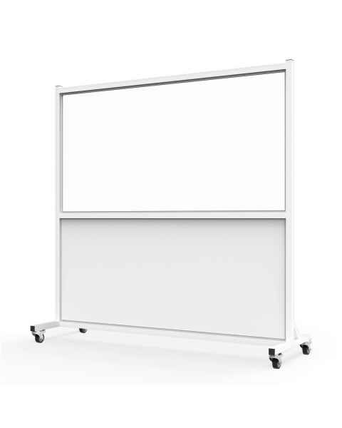 Phillips Safety LB-3672 Mobile Lead Barrier - Glass Window Size 36" H x 72" W