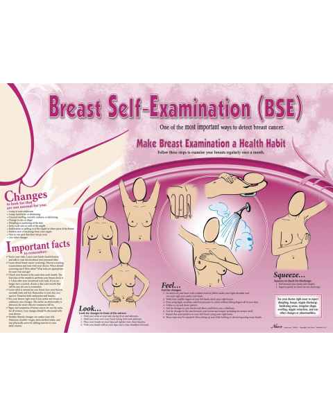 Life/form Breast Self-Examination Poster