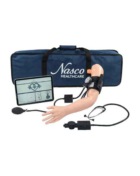 Nasco LF01600 Blood Pressure Trainer 2.0 with iPad - Light Skin Tone