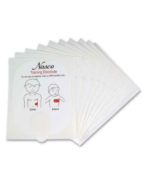 Life/form Pediatric AED Training Pads for AED Trainer - Pack of 5 Pairs