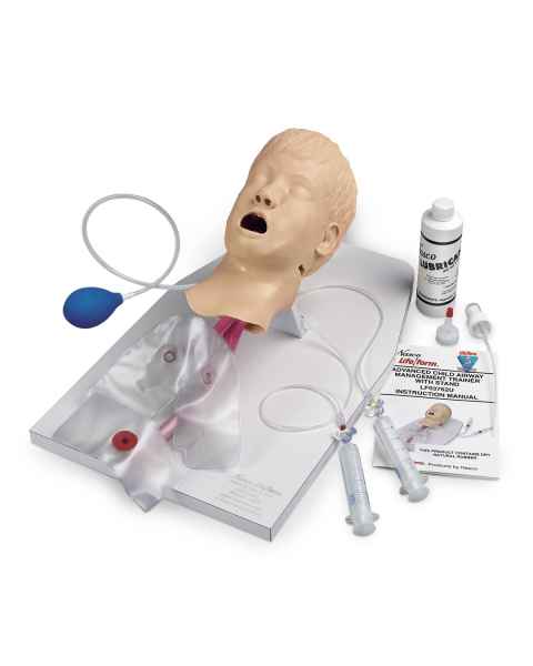 Nasco LF03762 Life/form Advanced Child Airway Management Trainer with Stand