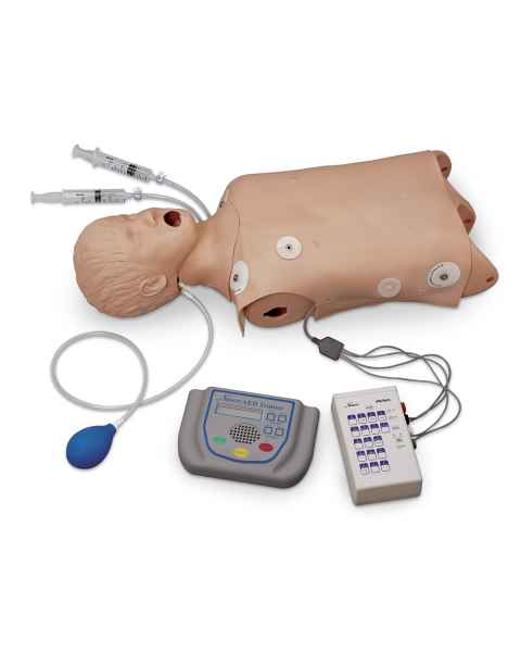 Nasco LF03764 Life/form Advanced Child Airway Management Torso with Defibrillation, ECG, and AED