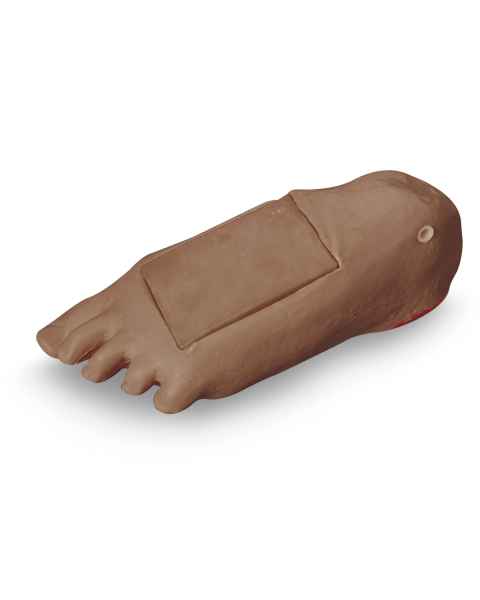Life/form GERi and KERi Optional Edema Foot with Deep Tissue Injury - Medium