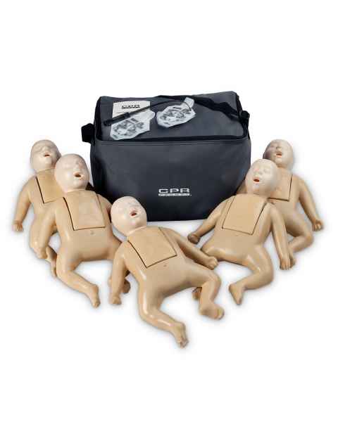 CPR Prompt TPAK 50 Infant Training Pack - 5 Tan Manikins