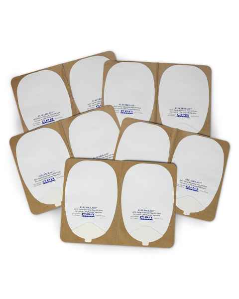 ElectroLast AED Trainer Foam Electrode Peel-Off Pads - Heartstream Style