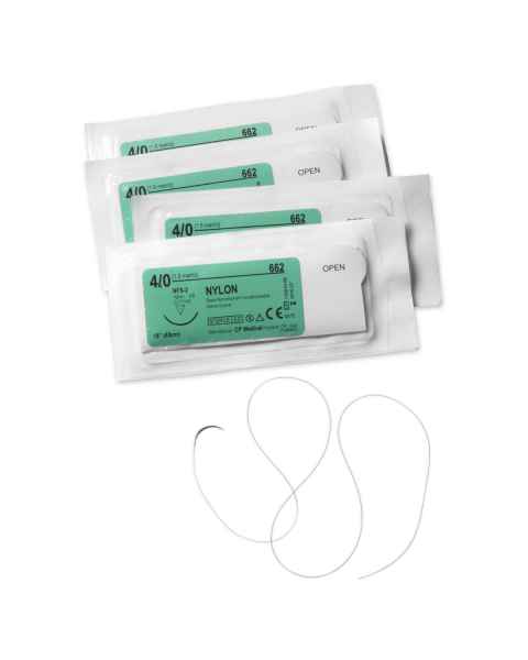 Suture Thread with Needle - Pkg. of 5