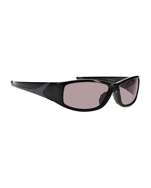 Phillips Safety LS-NDY-808 NDY Laser Safety Glasses - Model 808, Black, Right Angled View