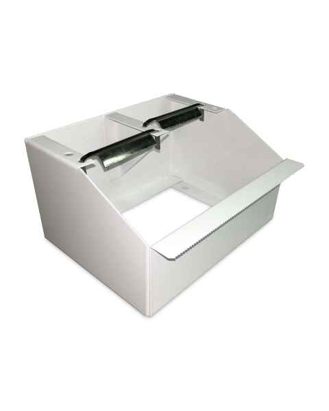 Globe Scientific LT-DIS500S Multiple Roll Labeling Tape Dispenser for 500-Inch Length Rolls - 6 1/2" L x 5" W