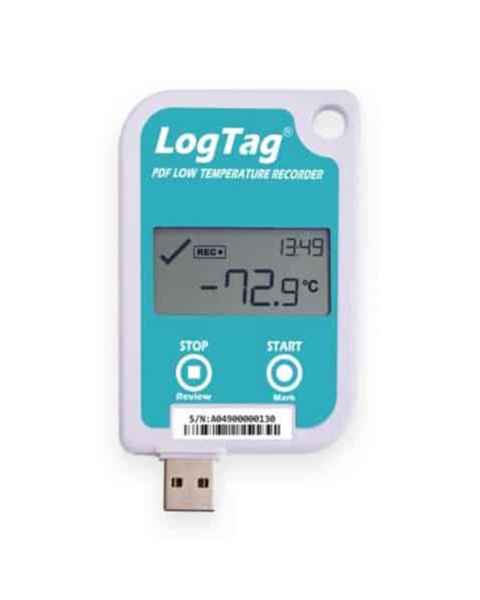 Thermco LTUTREL16 PDF Ultra-Low Temperature Data Logger with LCD Display - Front View without Cap