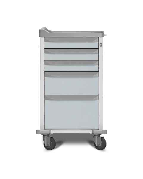 Capsa M-Series M2 Treatment Cart with 5 Drawers (D311), Key Lock