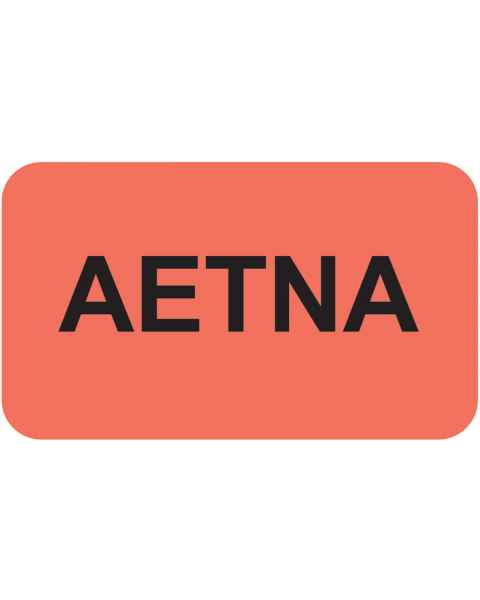 AETNA Label - Size 1 1/2"W x 7/8"H