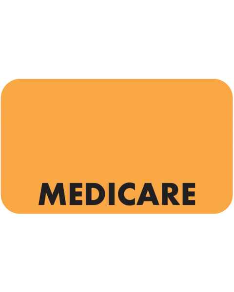 MEDICARE Label - Size 1 1/2