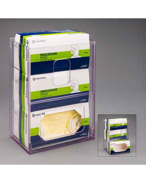 Poltex MASK3VM Mask Box Holder, 3 Box Capacity (Consumables are Not Included)