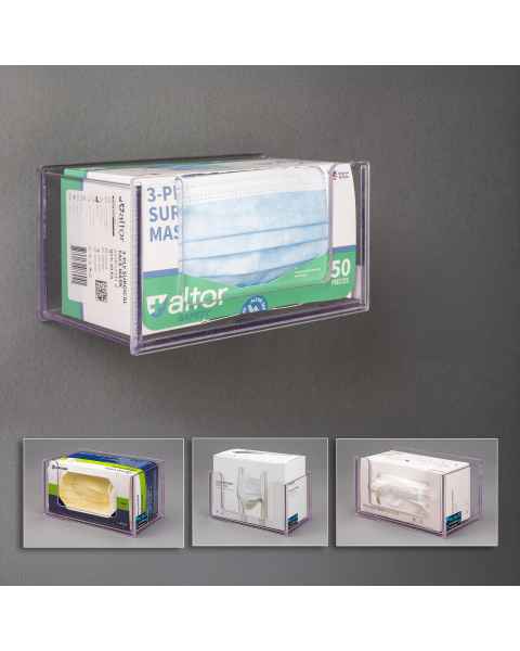 Poltex MASKBX1 Mask Box Holder, Single Box Capacity (Consumables are Not Included)