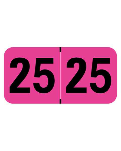 Arden Label MAYM-25-T4 Medical Arts Press Compatible MAYM Series 2025 Year Labels - Size 3/4
