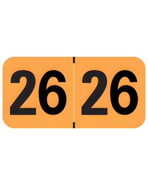 2026 Year Labels - Medical Arts Press Compatible MAYM Series - Size 3/4
