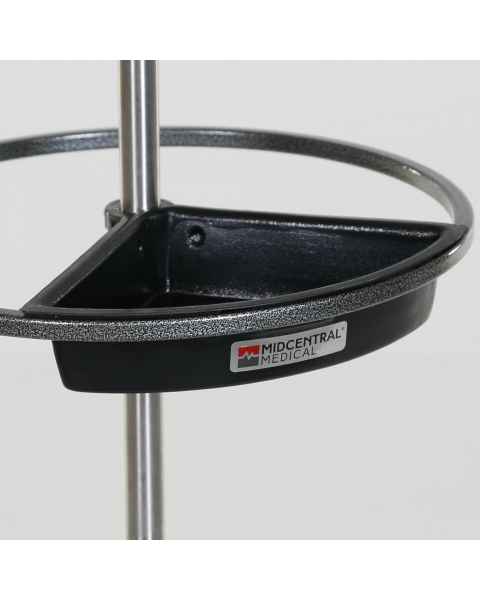 Utility Tray for IV Pole Steering Wheel