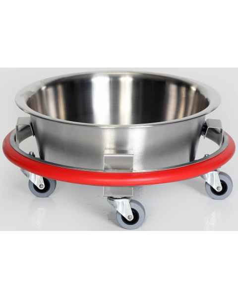 Stainless Steel Sponge Receptacle with 8.5 Quart Basin