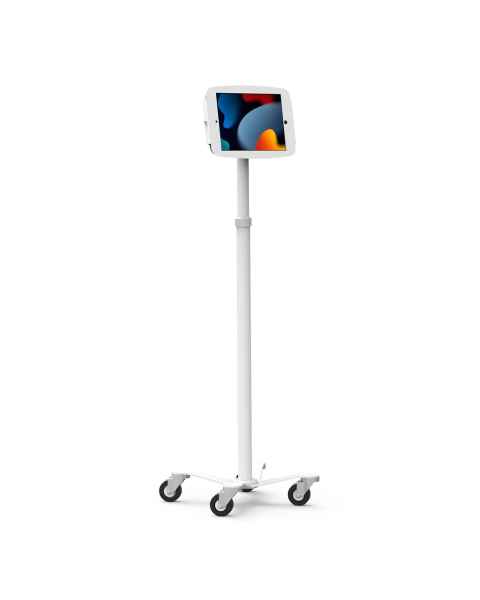 Compulocks MCRSTDW102IPDSW Medical Rolling Cart with Space Secured Enclosure for 10.2