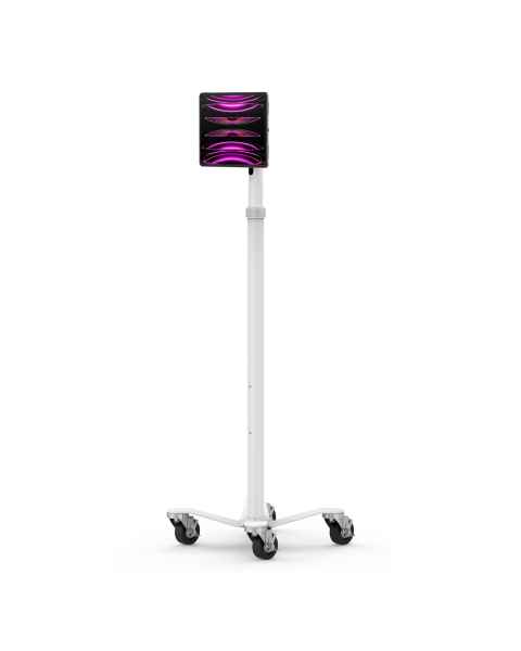 Compulocks MCRSTDWSMP01W Medical Rolling Cart with High Bond Adhesive Pad Universal VESA Plate (Tablet is Not Included)