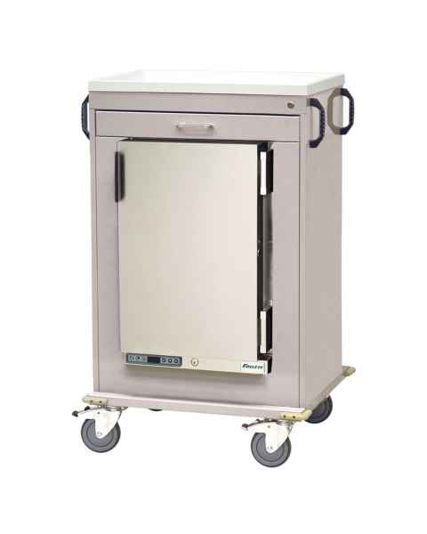 Harloff Model MH4100K Malignant Hyperthermia Cart with 1.8 Cubic Feet Follett Refrigerator, One Drawer, Key Lock