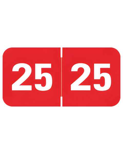 Arden Label MJYM-25-T4 Medical Arts Press Compatible MJYM Series 2025 Year Labels - Size 3/4