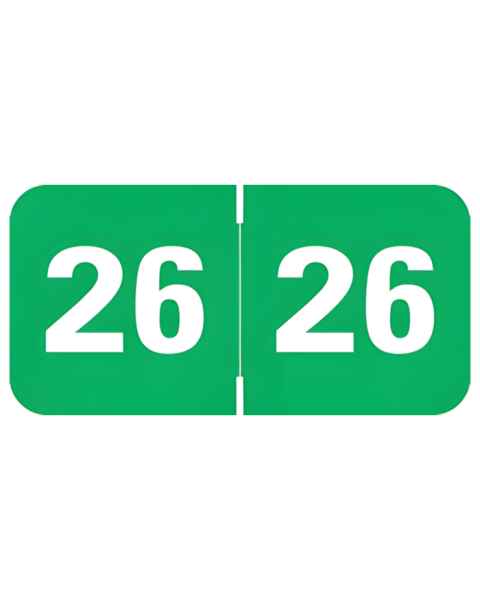 2026 Year Labels - Medical Arts Press Compatible MJYM Series - Size 3/4