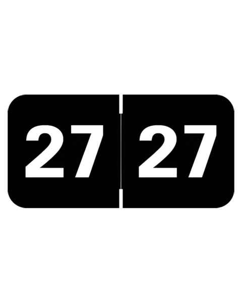 Arden Label MJYM-27-T4 Medical Arts Press Compatible MJYM Series 2027 Year Labels - Size 3/4