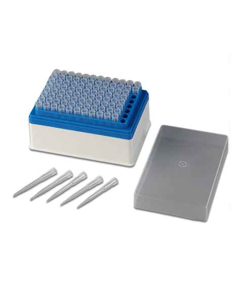 Accuris MP96-T200-LR AutoMATE™ Low Retention Pipette Tip, 96-Well Racked, Non-Sterile - 200 uL (Case of 24)