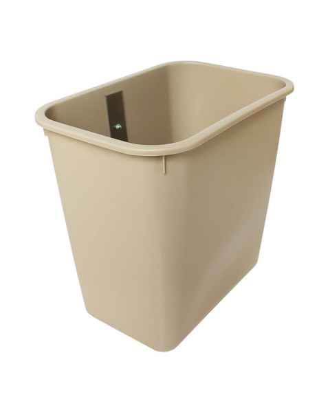 Harloff MR-8QWASTE 8 Quart Plastic Waste Container without Cover for MR-Conditional Cart.