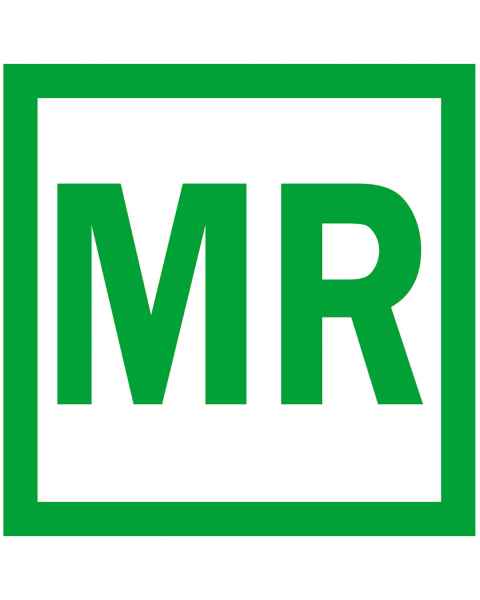 MRI Warning Sticker - MR Safe